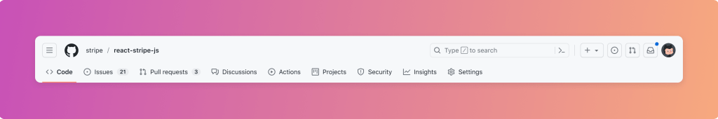 The redesigned global navigation is now available in GitHub Enterprise Server