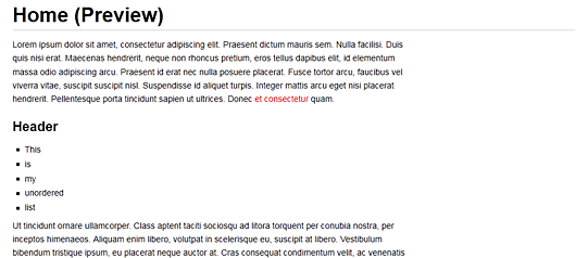 wiki preview page