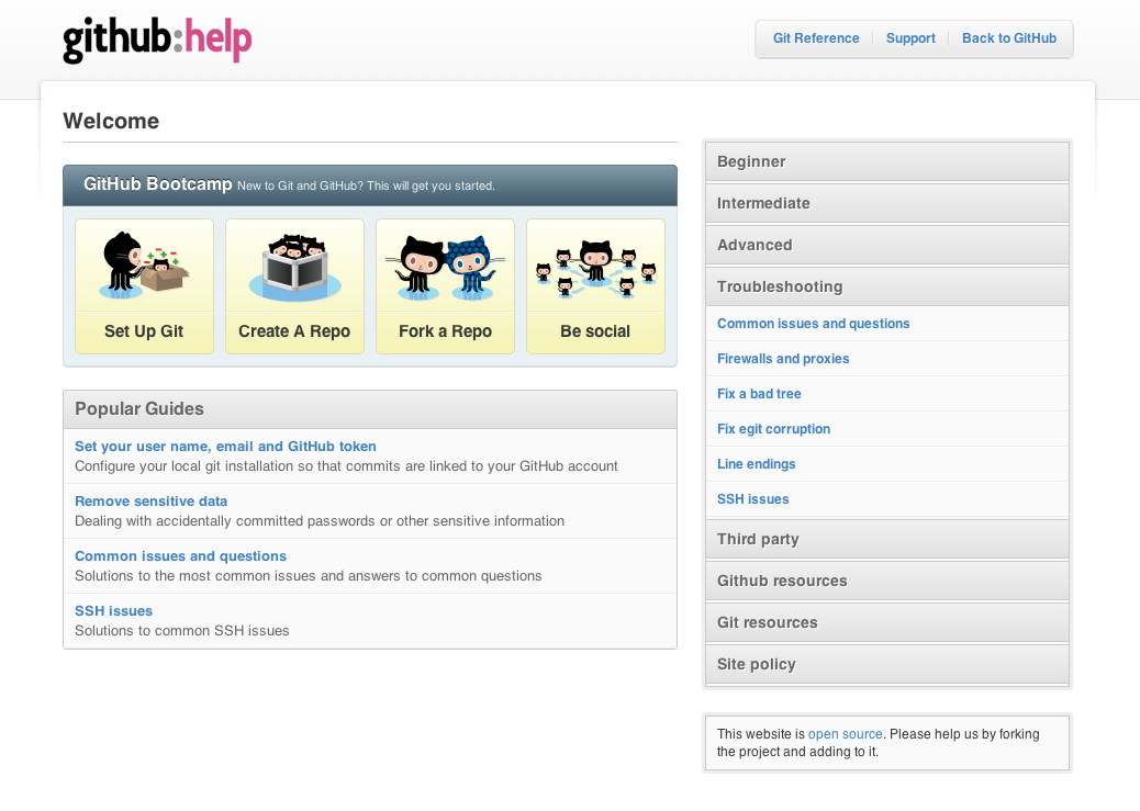 GitHub:Help
