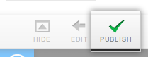 Publish button