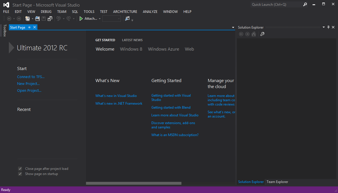 visual studio 2012