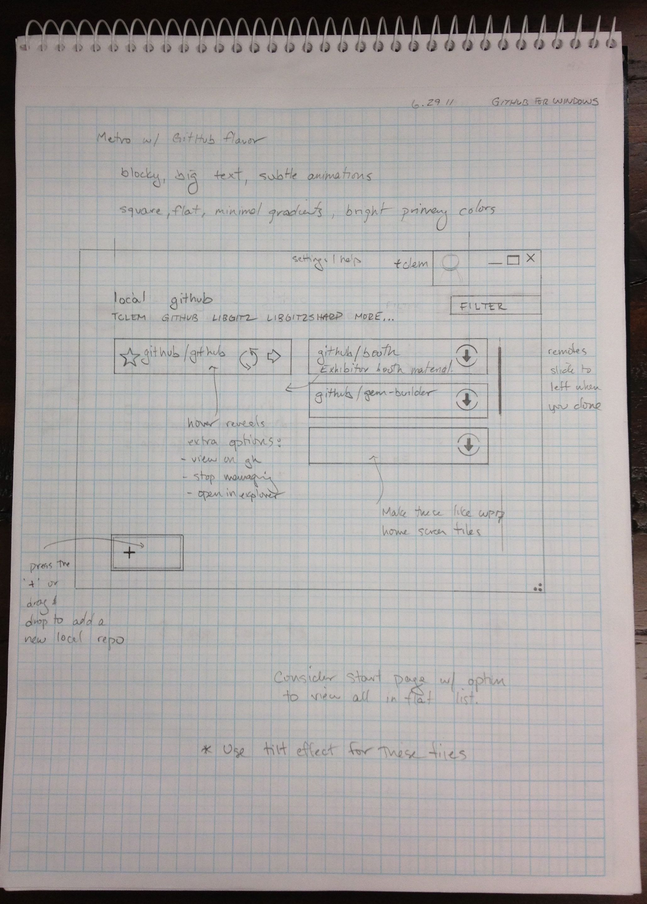 notebook mockup