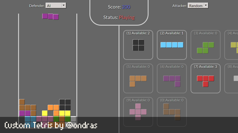 Custom Tetris