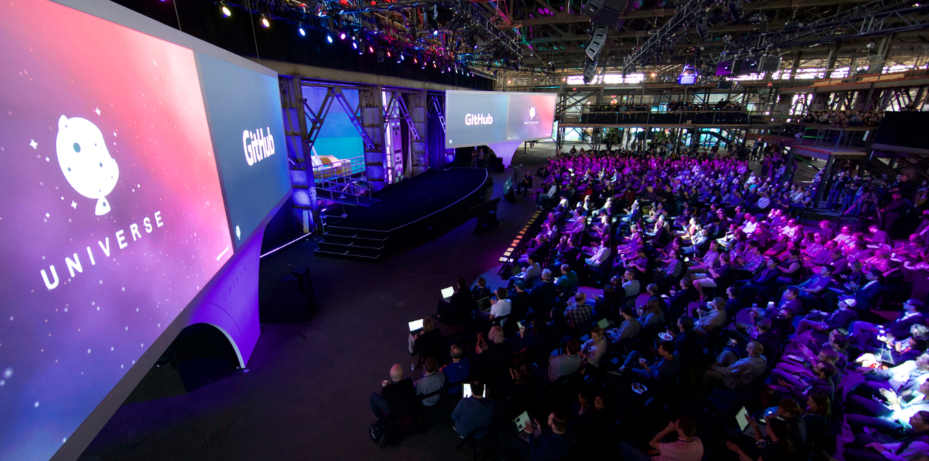 Audience at GitHub Universe