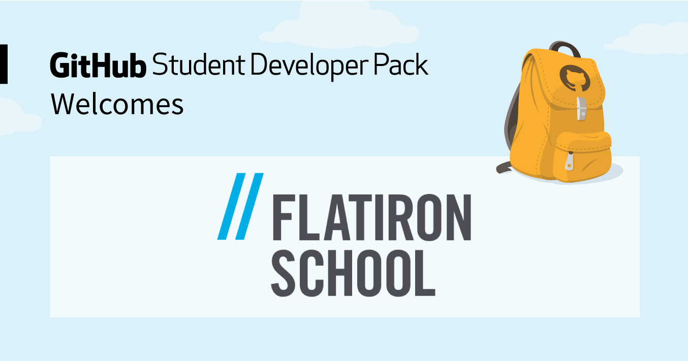 Flatiron School joins the Student Developer Pack