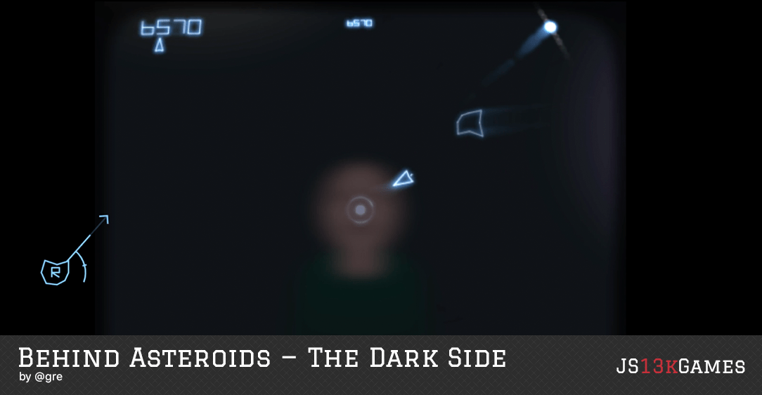 Behind Asteroids - The Dark Side by @greweb