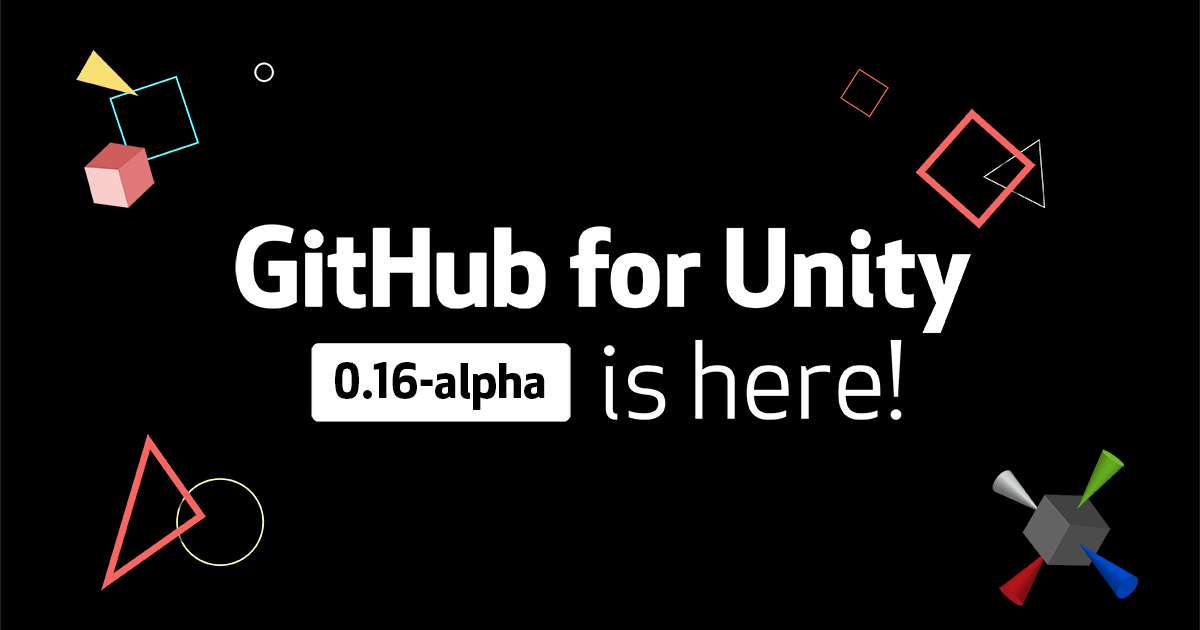 $GitHub for Unity 0.16-alpha