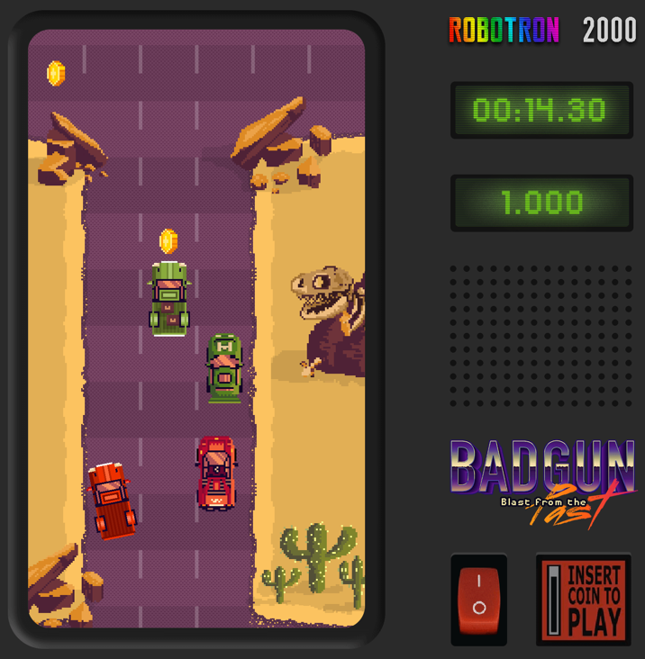 Screenshot of BADGUN game