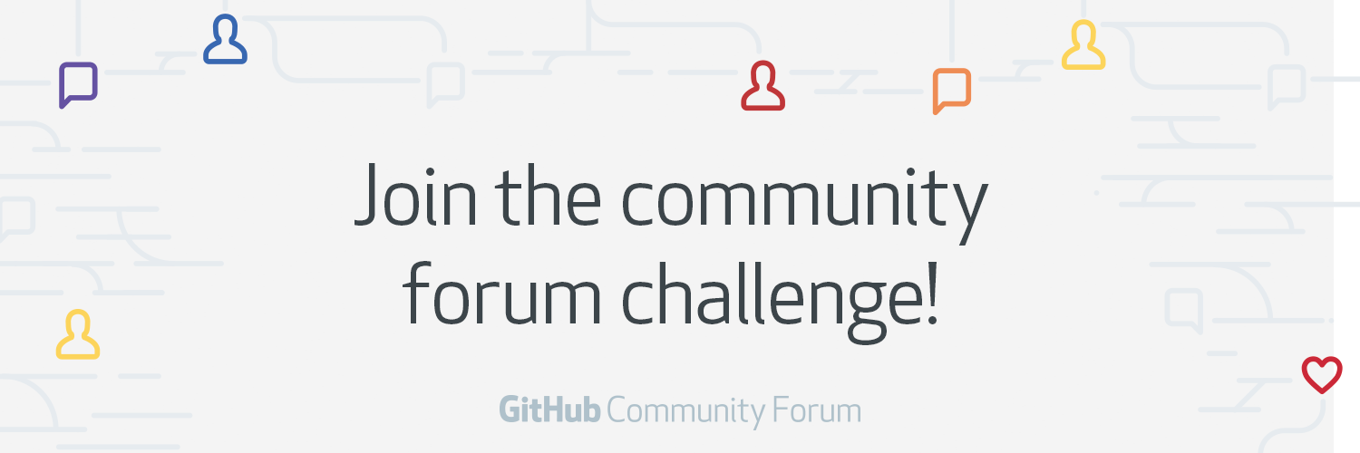 Join the community forum challenge