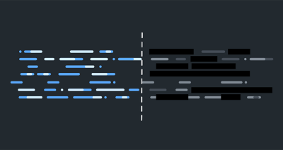 Comparison of non-censored code to code censored by the EU Copyright Directive