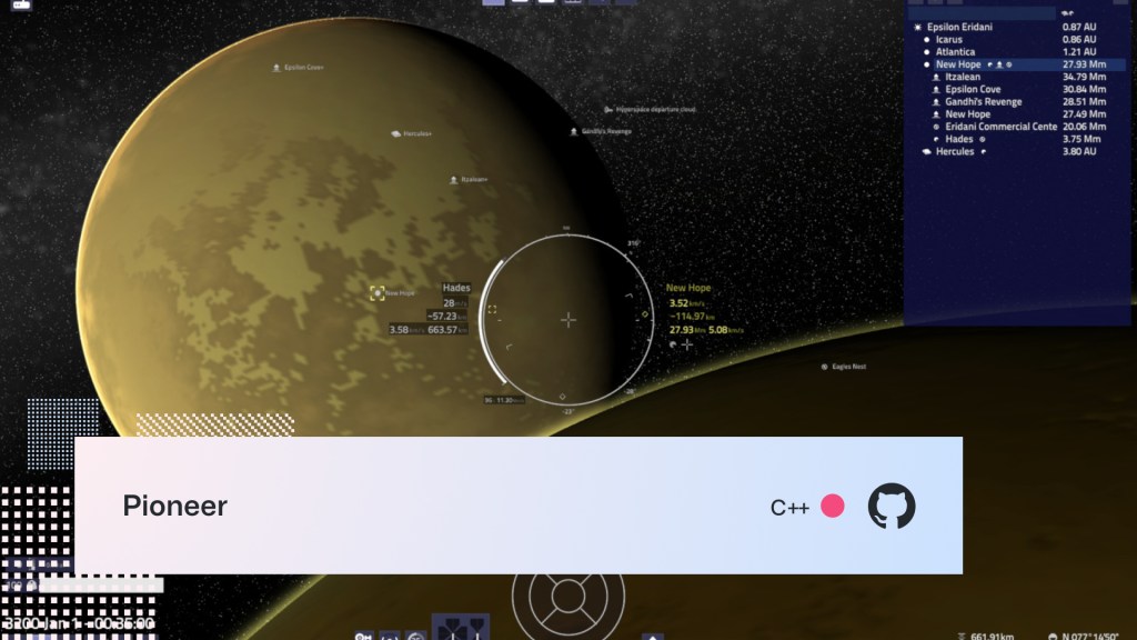 Pioneer screenshot