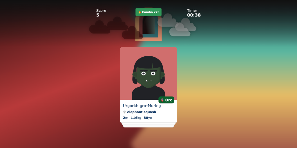 Screenshot of Tin Death, an entry in the JS13K 2022 competition.