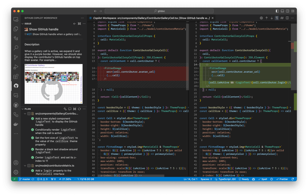 GitHub Copilot Workspace in Visual Studio Code