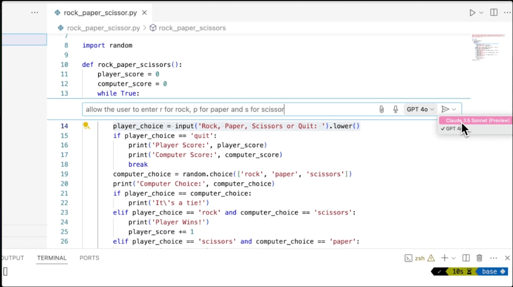 multimodal in inline chat